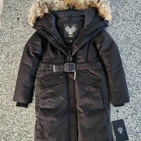 NWT Nobis Morgan Women's Belted Long Down Jacket🧥 (#238)